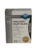 Black Disposable Gloves 20 Pcs M